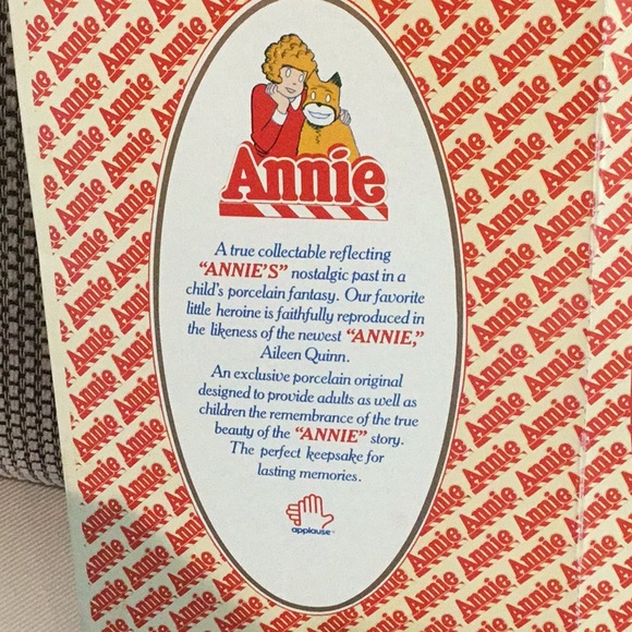 Doll. “ANNIE”. Genuine porcelain doll - Picture 7 of 7